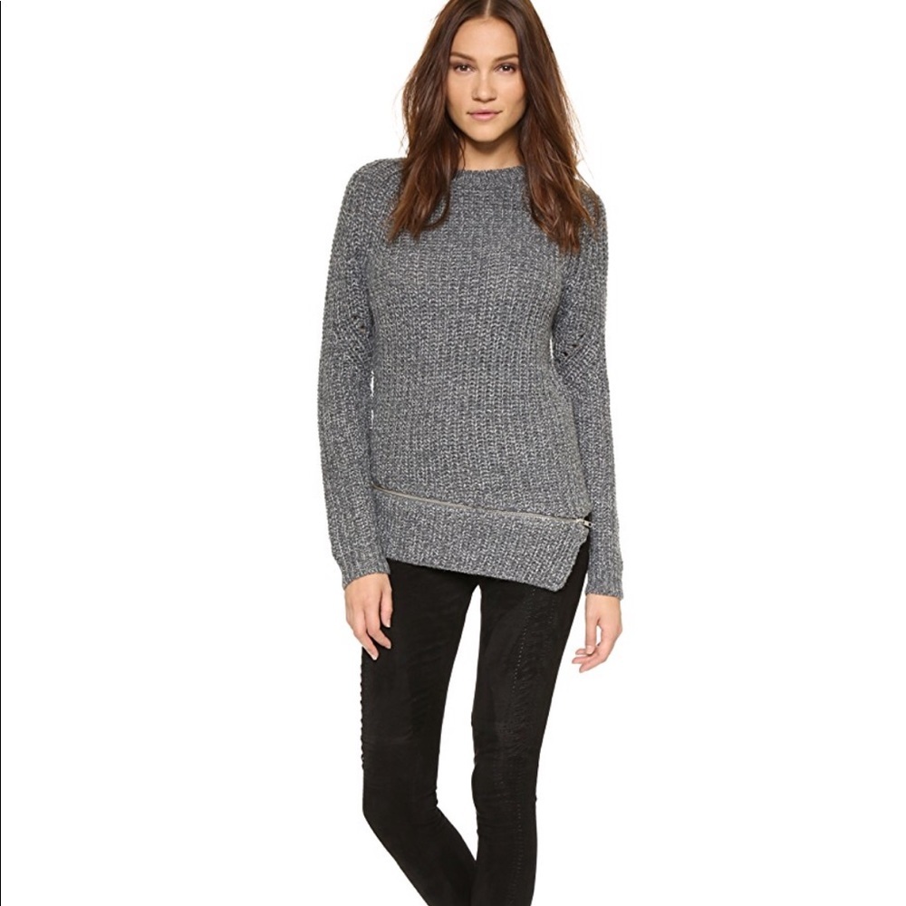 • Stylestalker • Immortals Zipper Sweater Gray Md